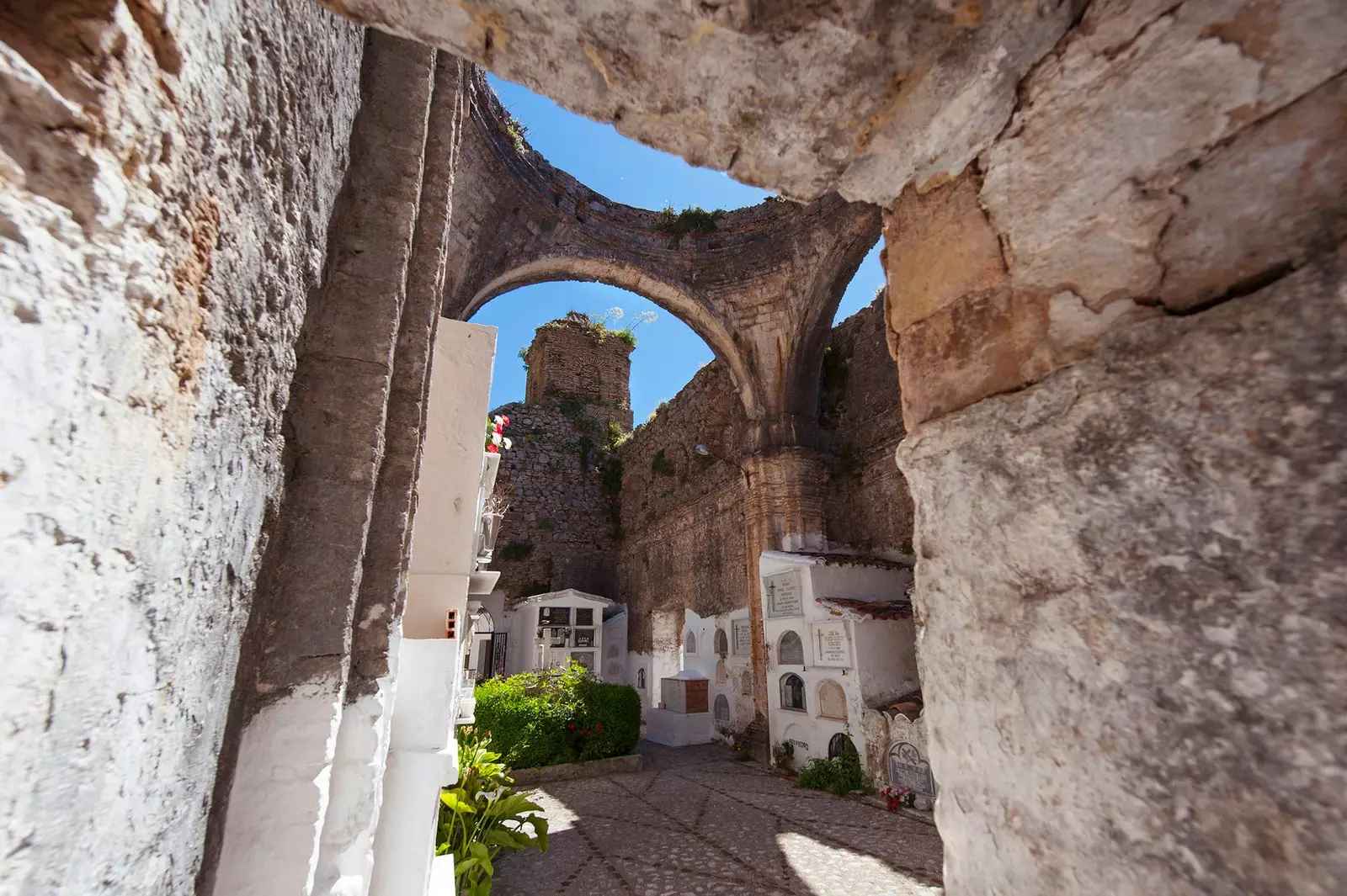 L'antica cupola in agguato nel cimitero di Villaluenga del Rosario