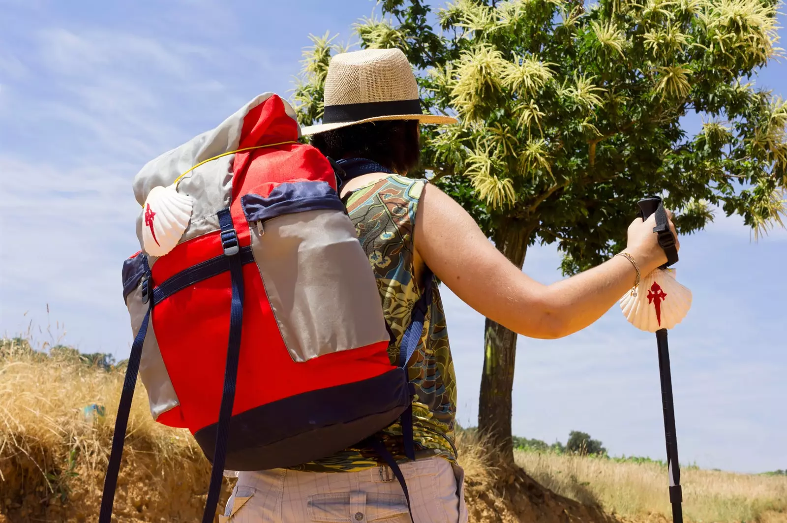 Pèlerin Camino de Santiago