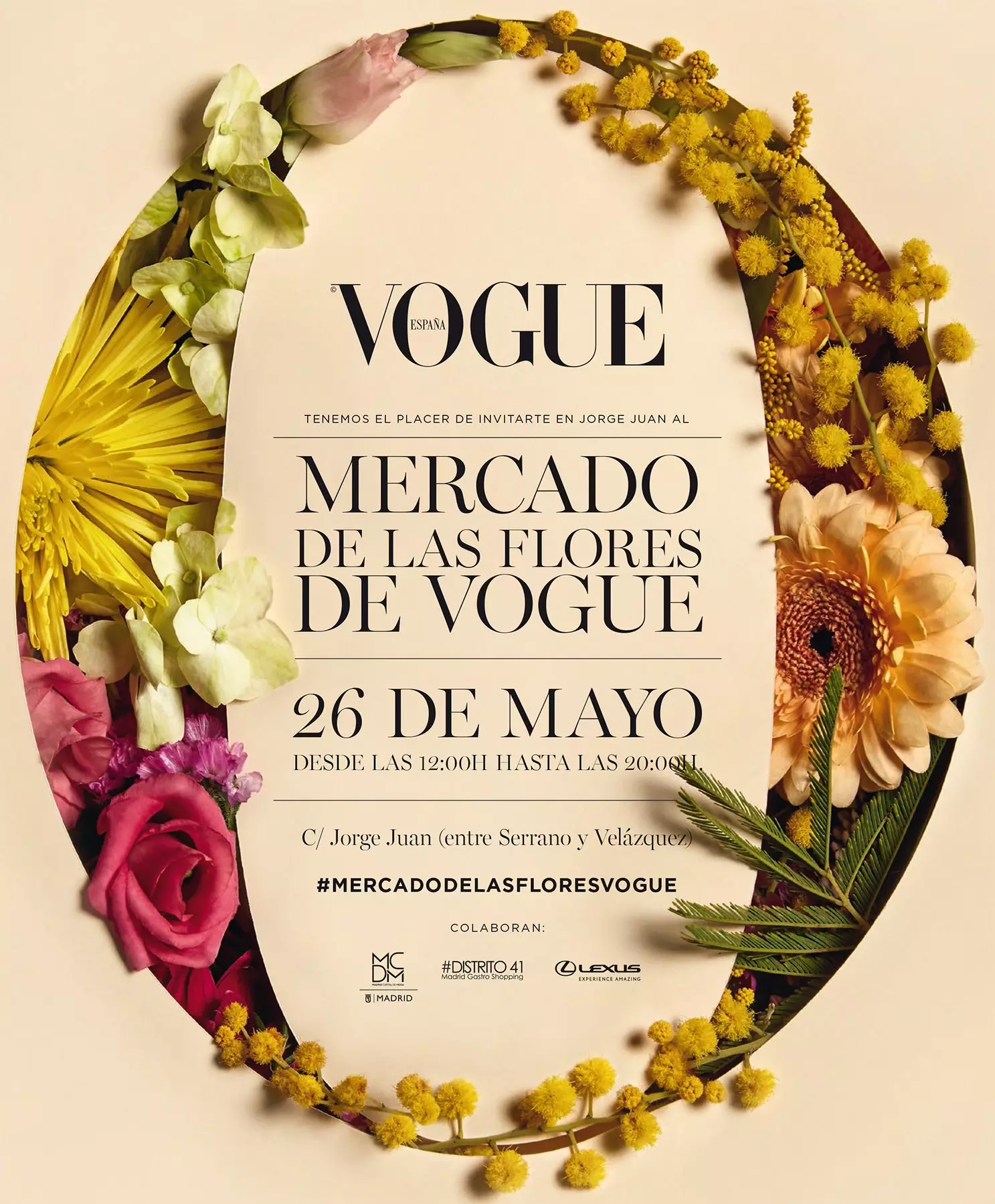 تدعوك Vogue إلى سوق Jorge Juan Flower Market