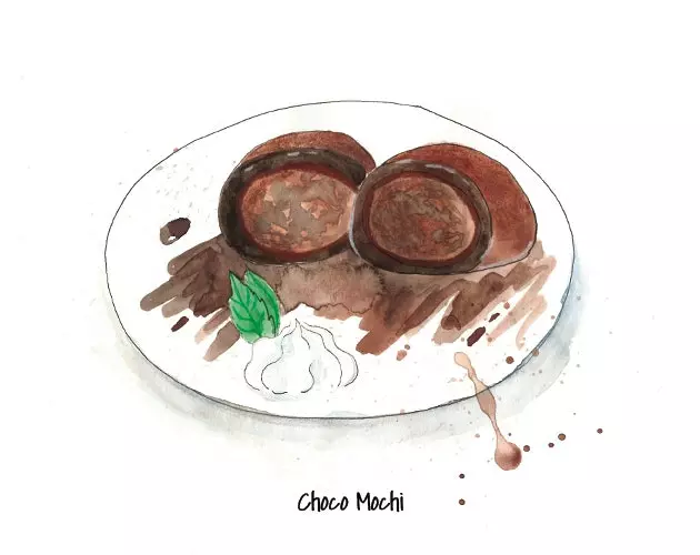 Chocolade Mochi