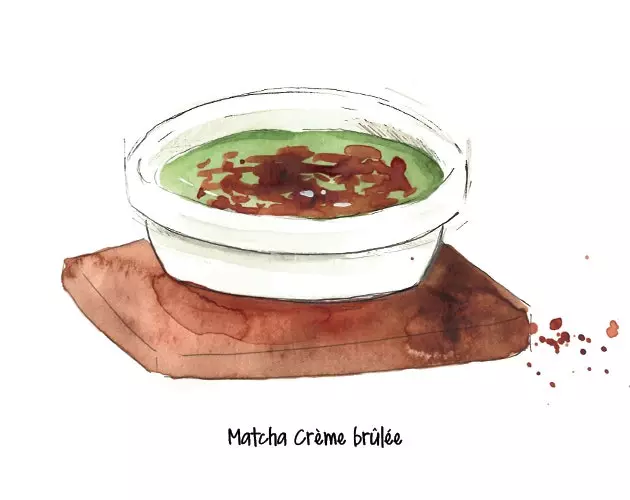 Matcha Creme Brule