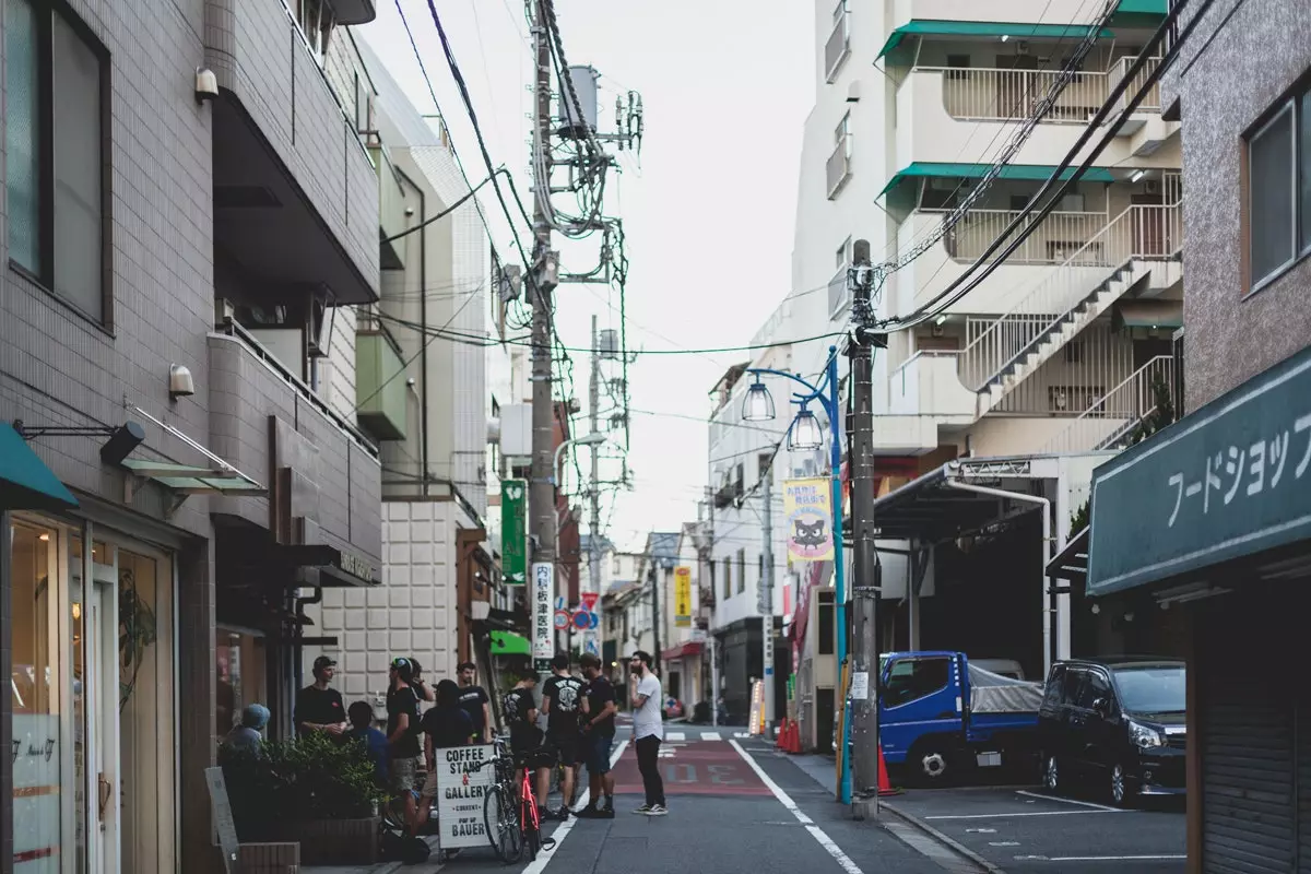 Jaapanit läbiva rattamatka alguspunkt Tokyos