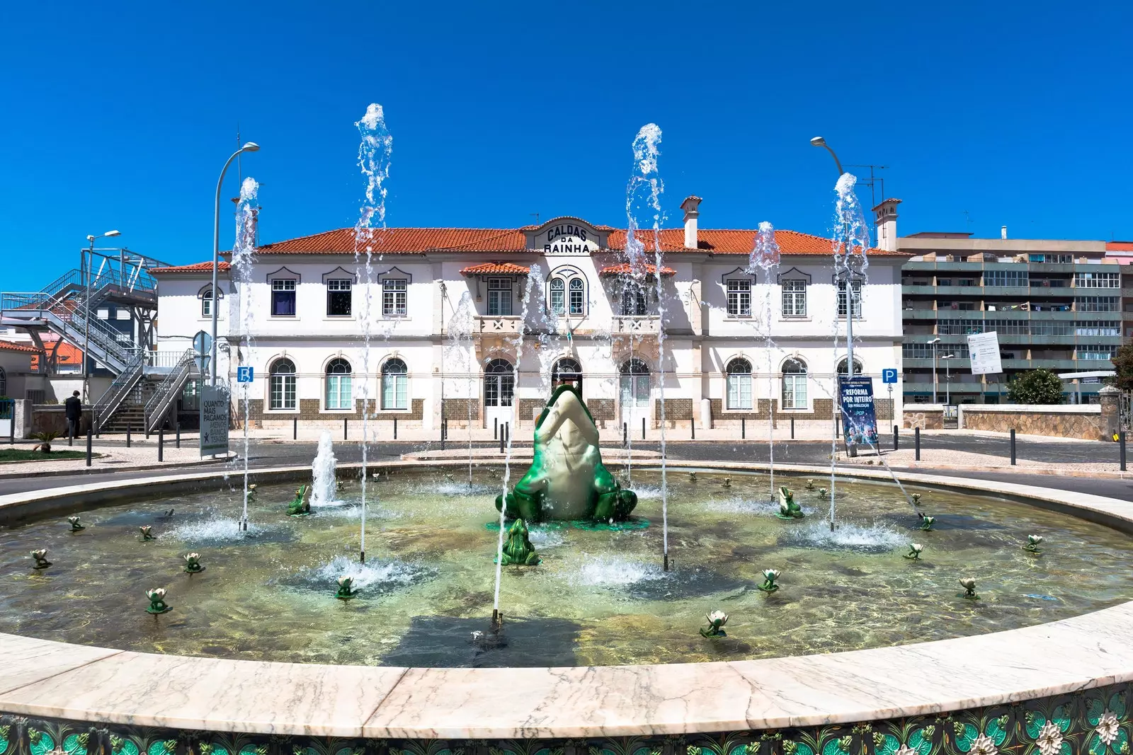 Bordallo Pinheiro Frog i Caldas da Rainha