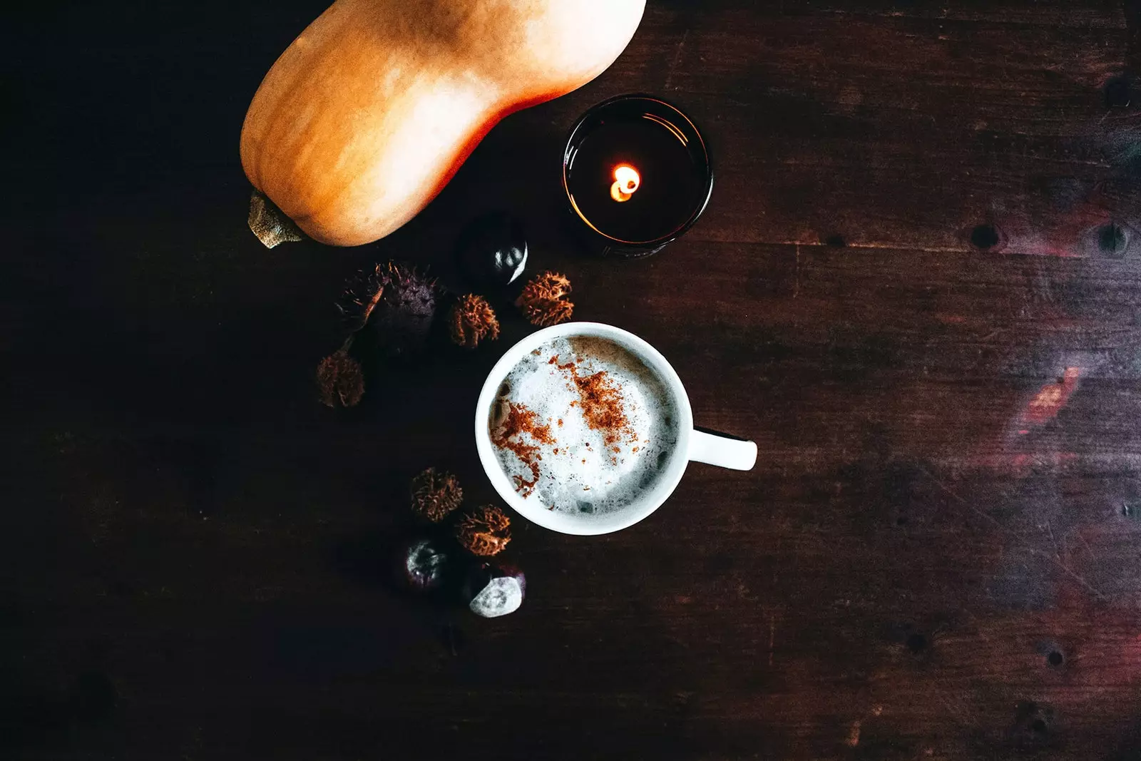 Balkabağı soslu latte