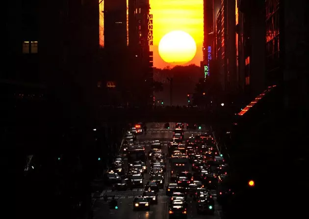 Manhattanhenge w Nowym Jorku