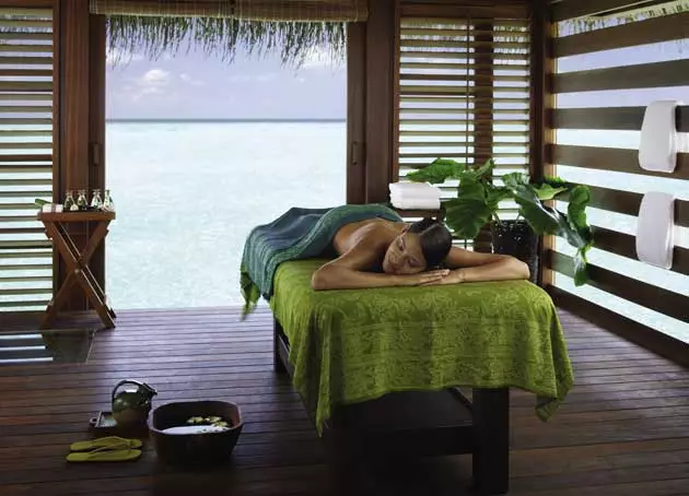 Four Seasons Resort Maldives Kuda Huraa курорттық емдеу кабинасы