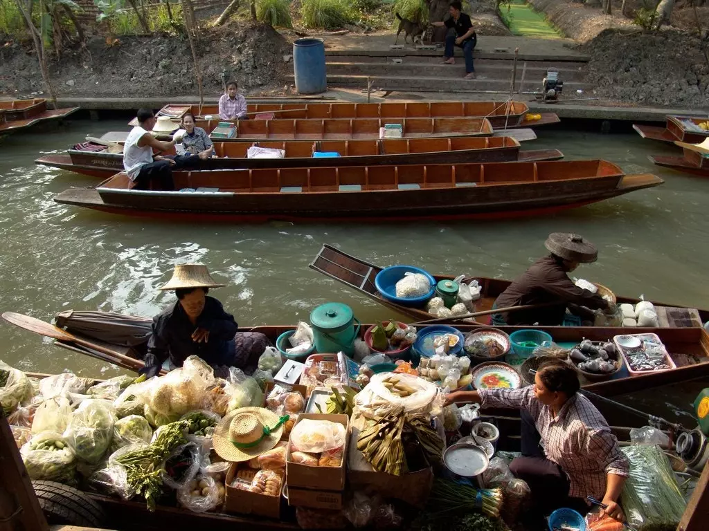 Damnoen Saduak der schwimmende Markt