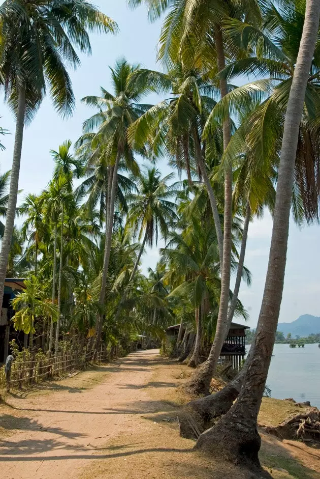 De 4.000 eilanden van de Mekong rivier Laos