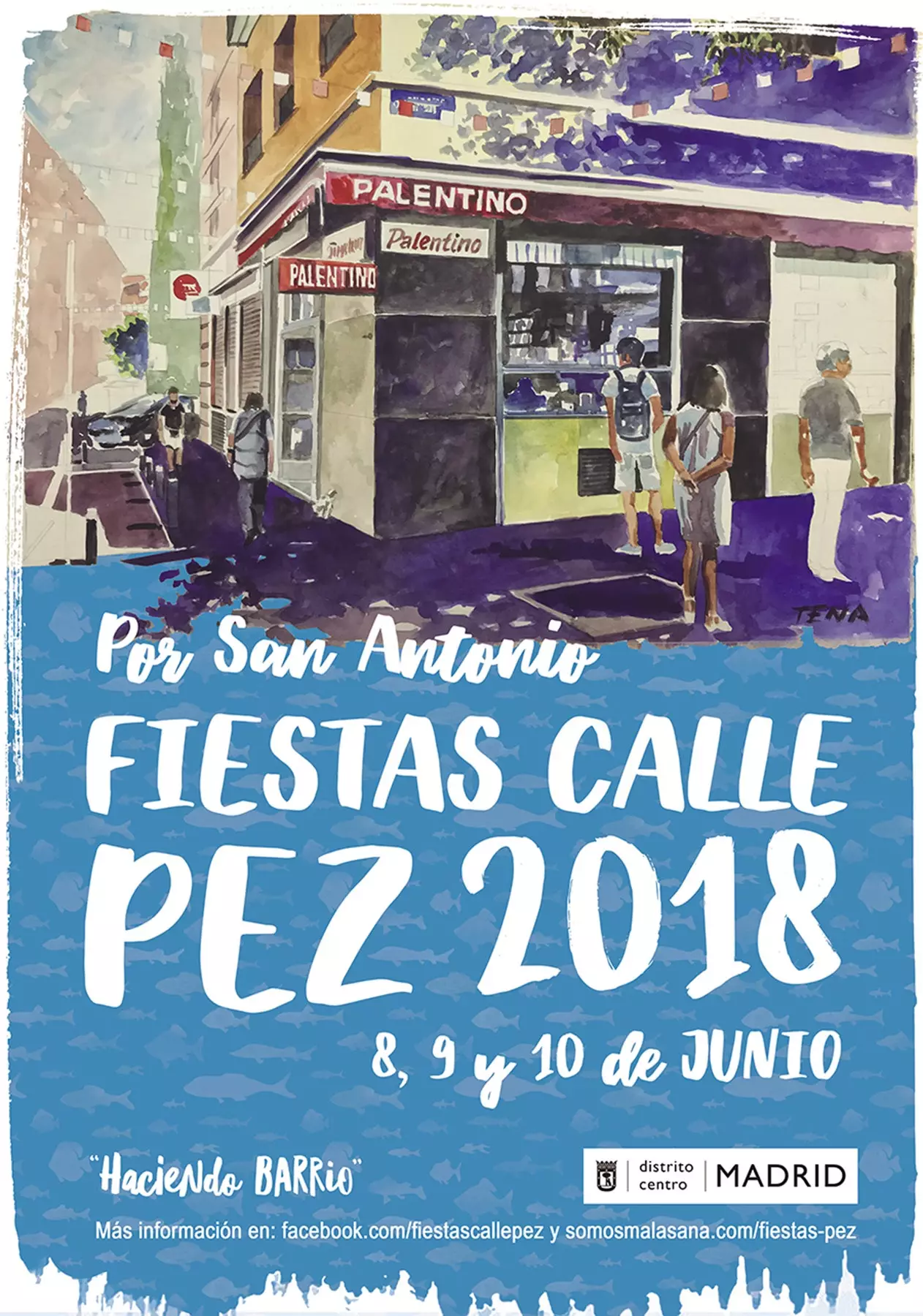 Poster for the Pez Street Festival 2018