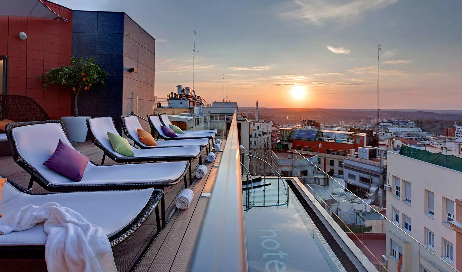 Terraço do Hotel Indigo Gran Vía