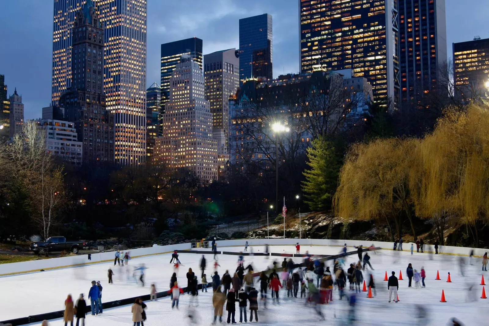 Parc central enneigé