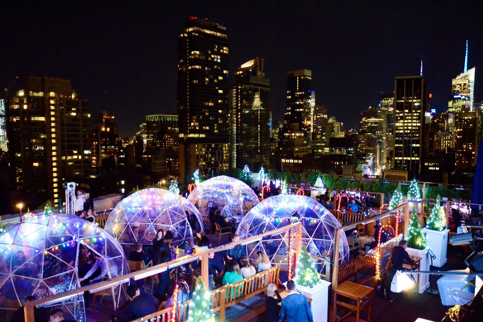 Rooftop Igloo i New York