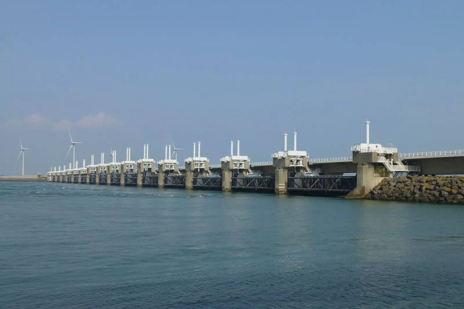 Barragem de Oosterschelde.