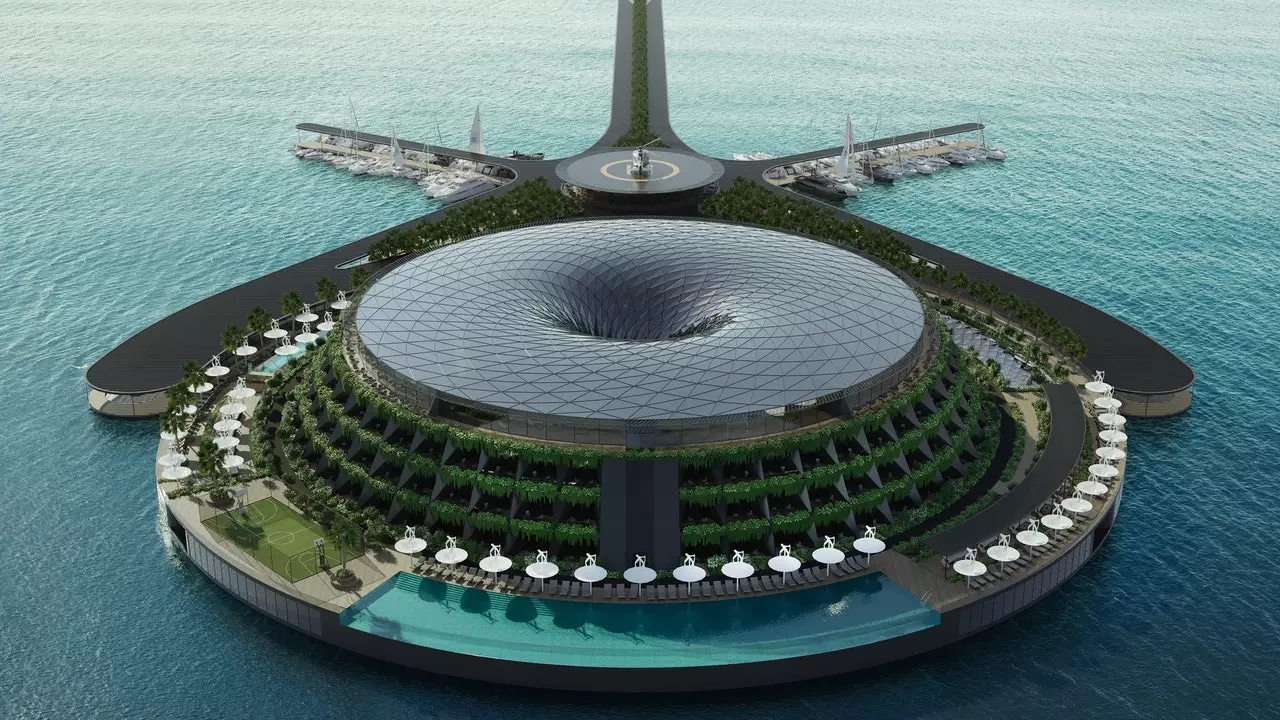 Ecològic i flotant, així serà el nou hotel de Qatar