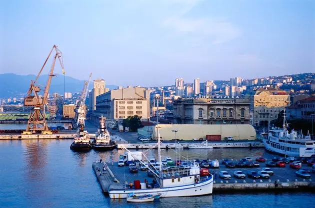 Rijeka i jej tętniący życiem port