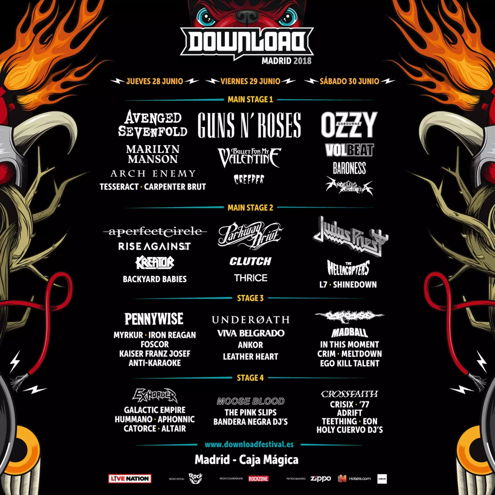 Download Festival Affiche zu Madrid