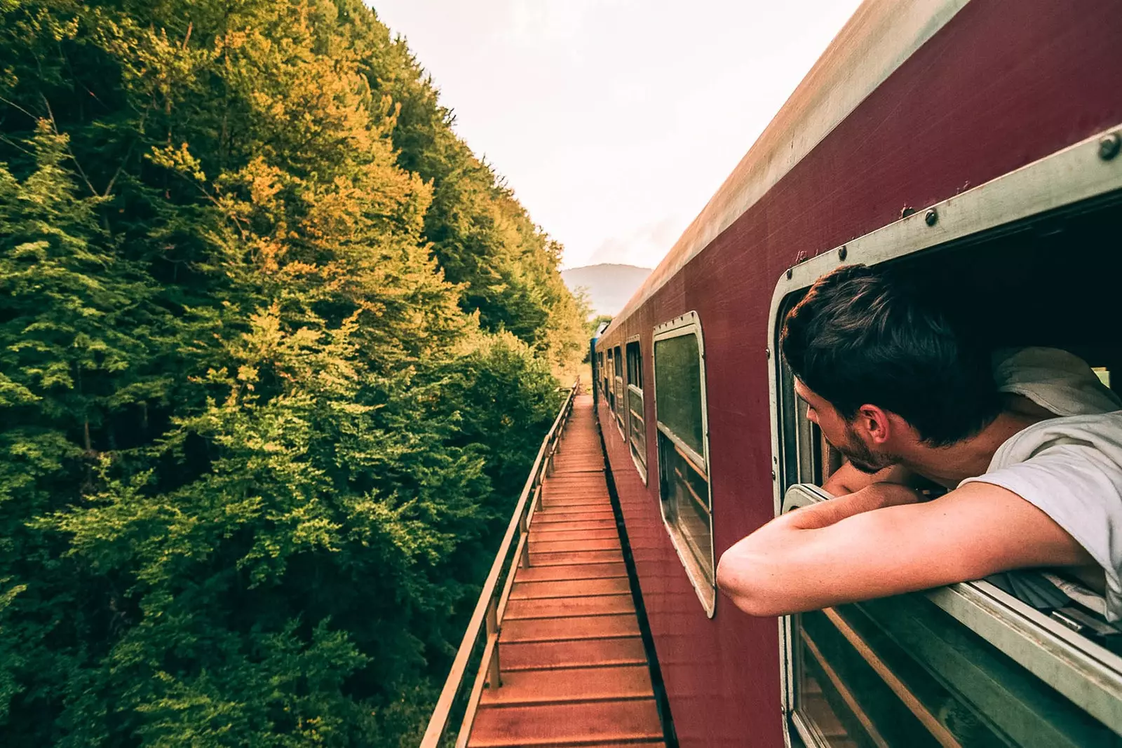 Veel van de respondenten zouden graag een lange reis met de trein maken