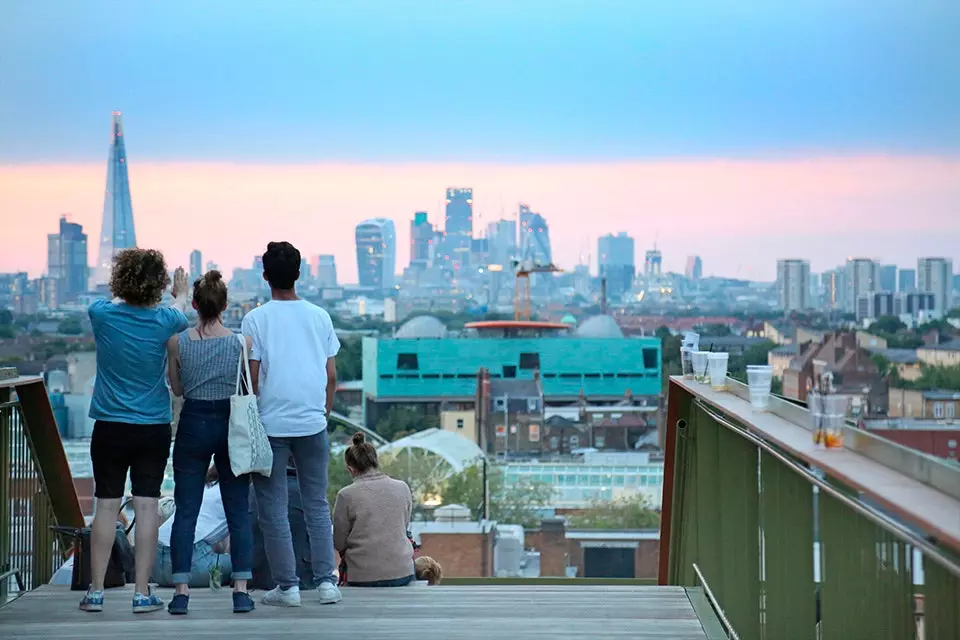 london skyline fra peckham