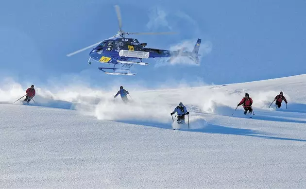 Heli skidåkning