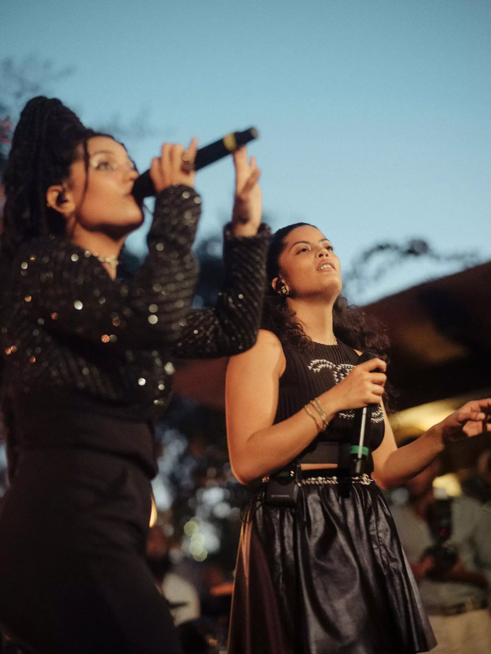 The Ibeyi duo consisting of sister sisters LisaKaind and Naomi Diaz