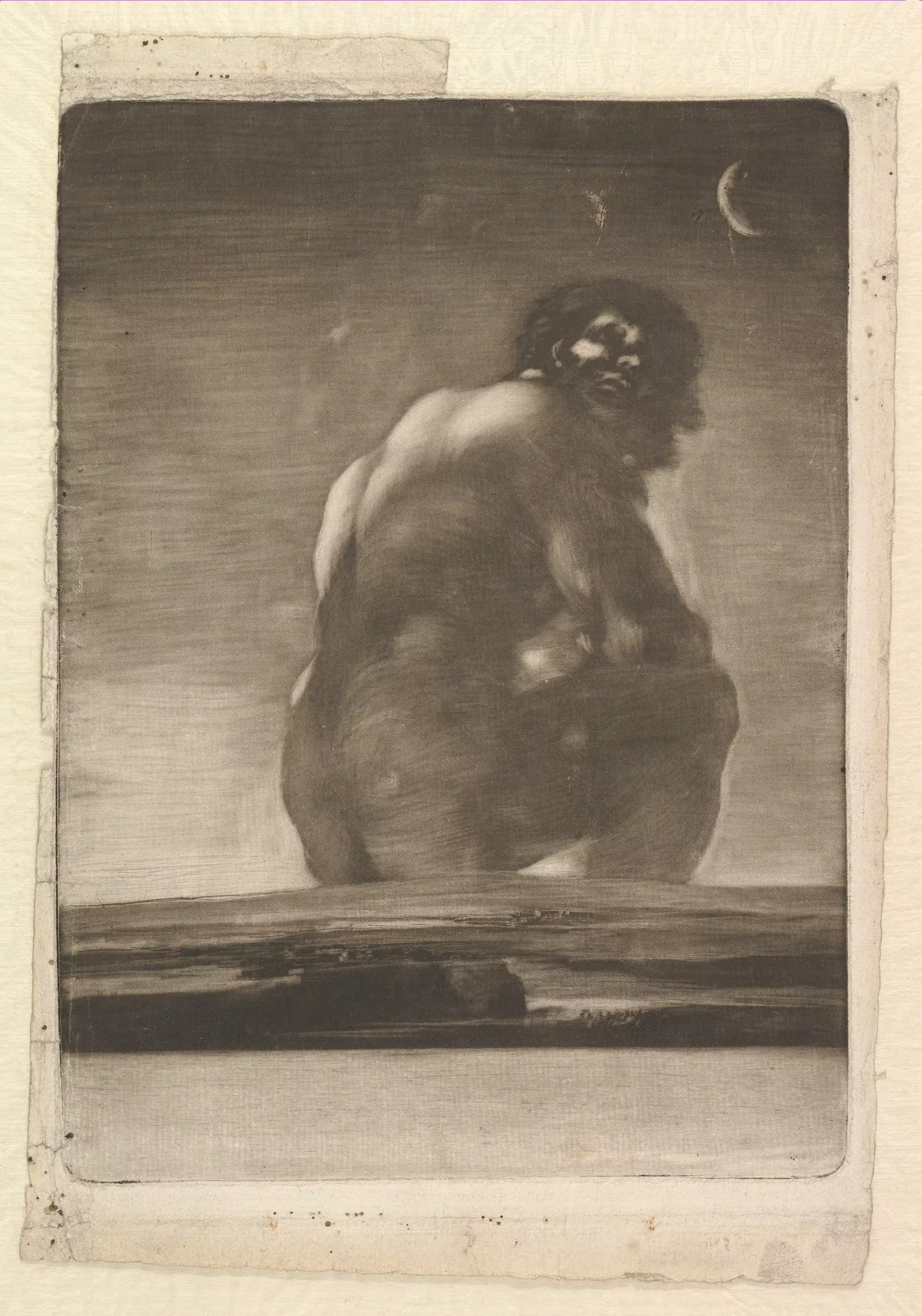 'The colossus' Francisco de Goya