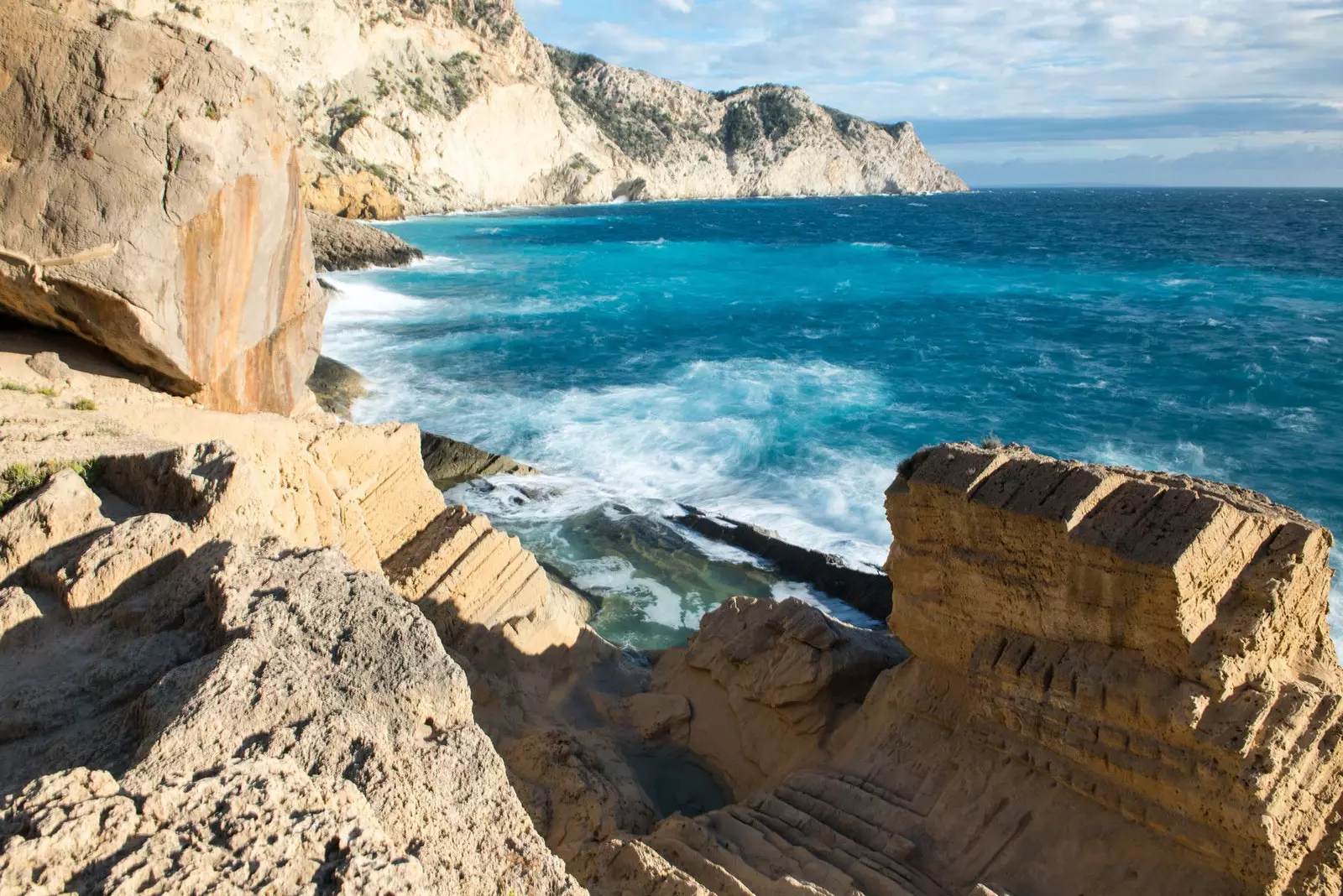 Sa Pedrera frá Cala dHort eða Atlantis