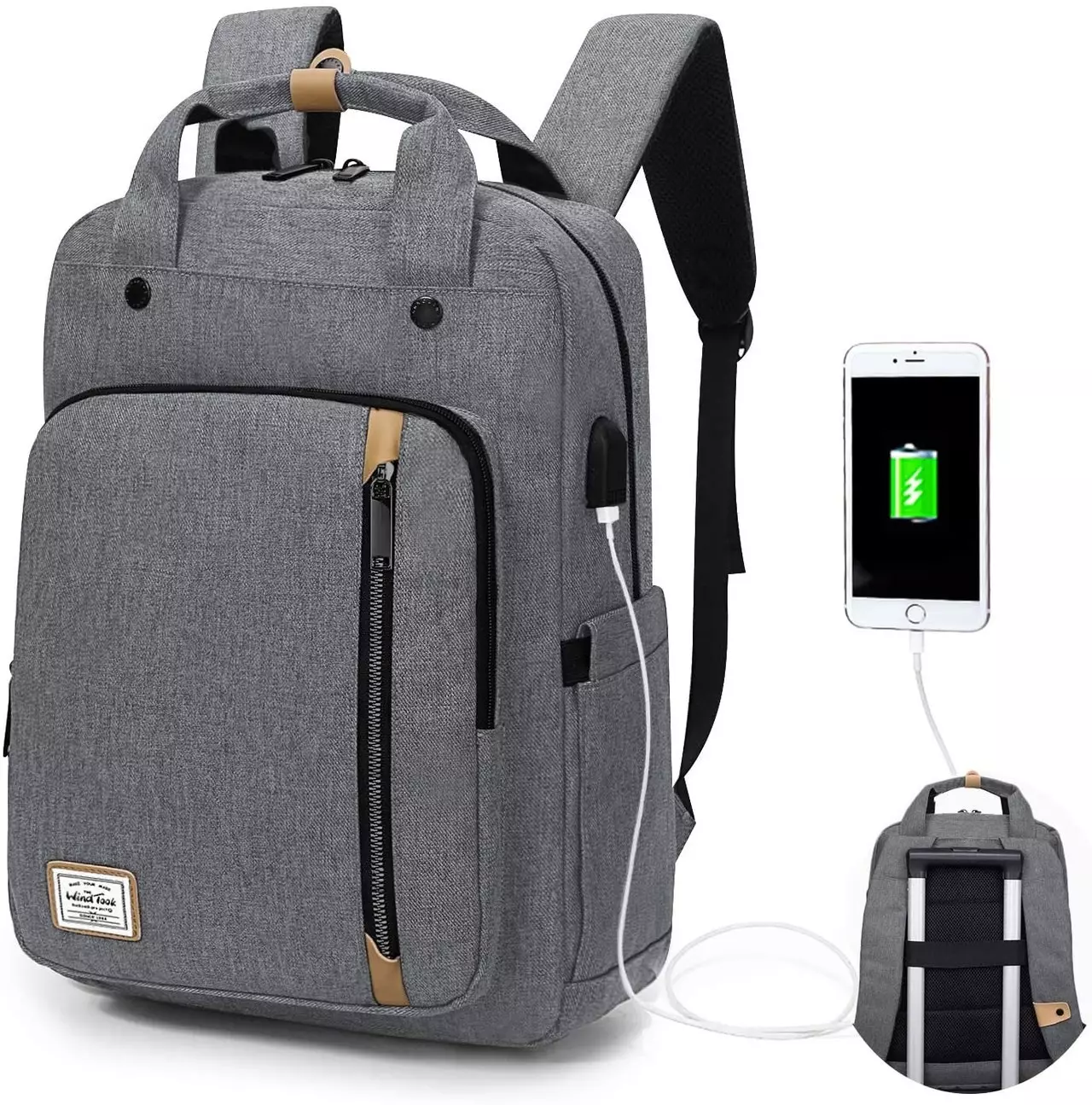 Wind Took Laptop Rucksack bis 15.6