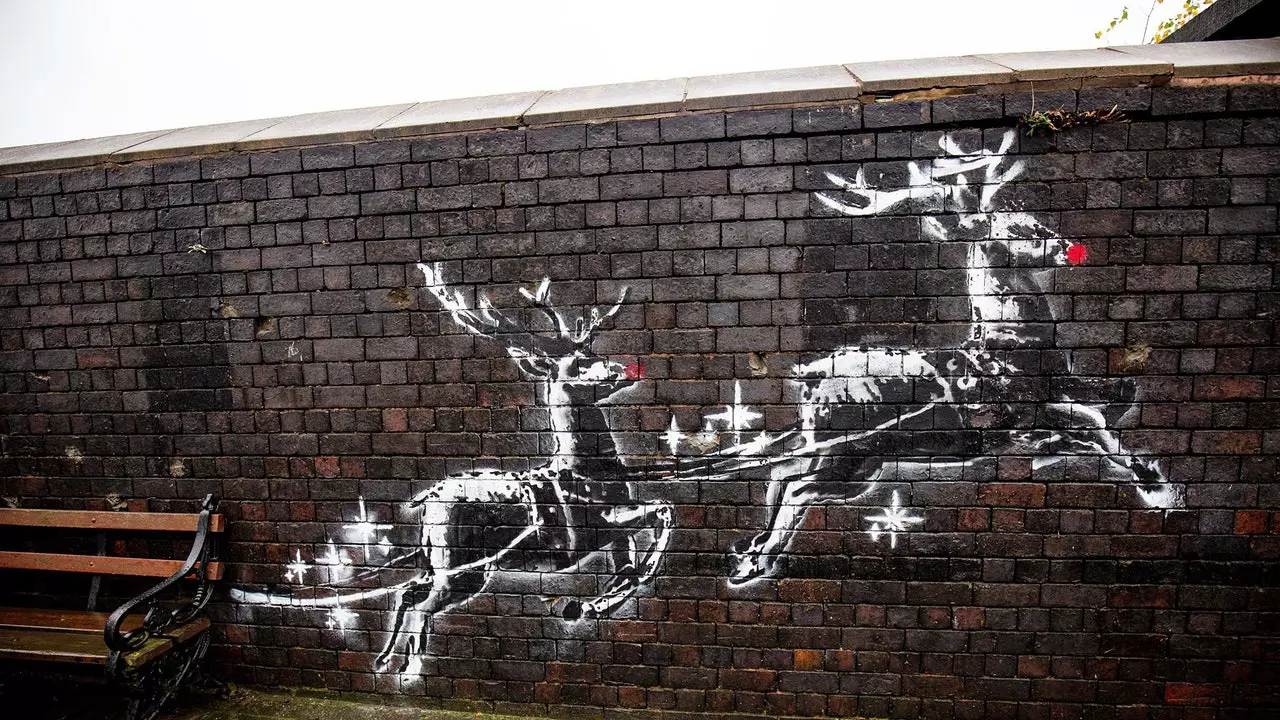 Grafiti Krismas oleh Banksy muncul di Birmingham