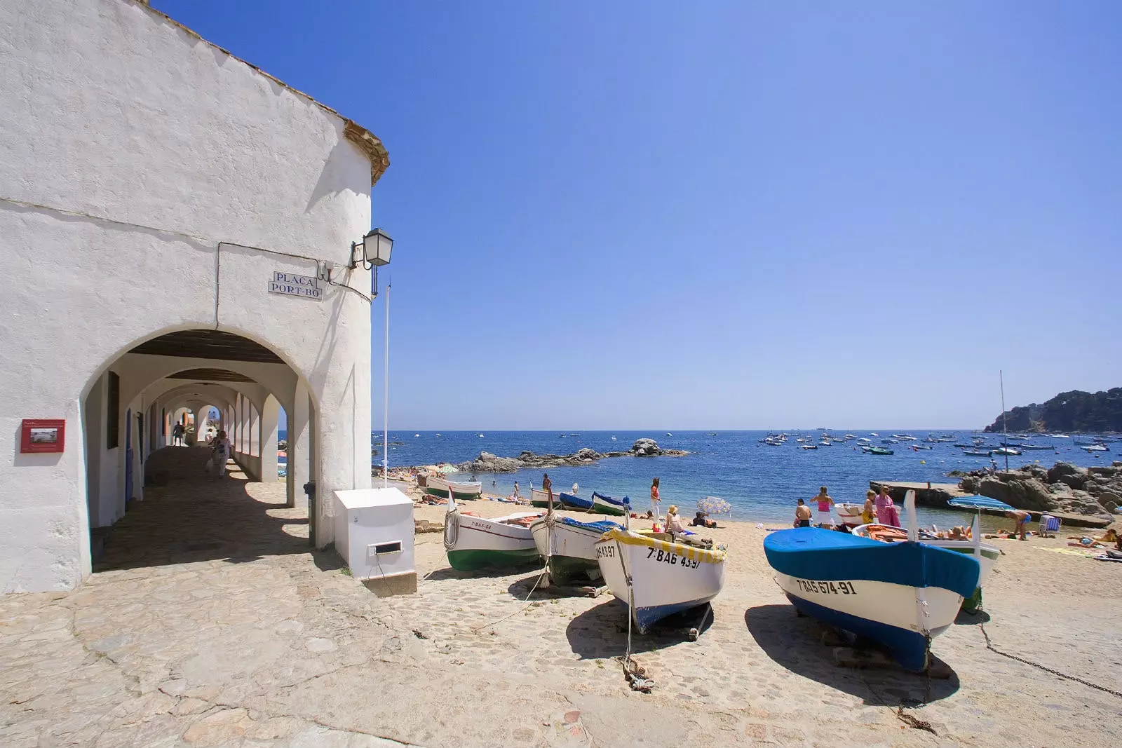 Port Bo στην Calella de Palafrugell.