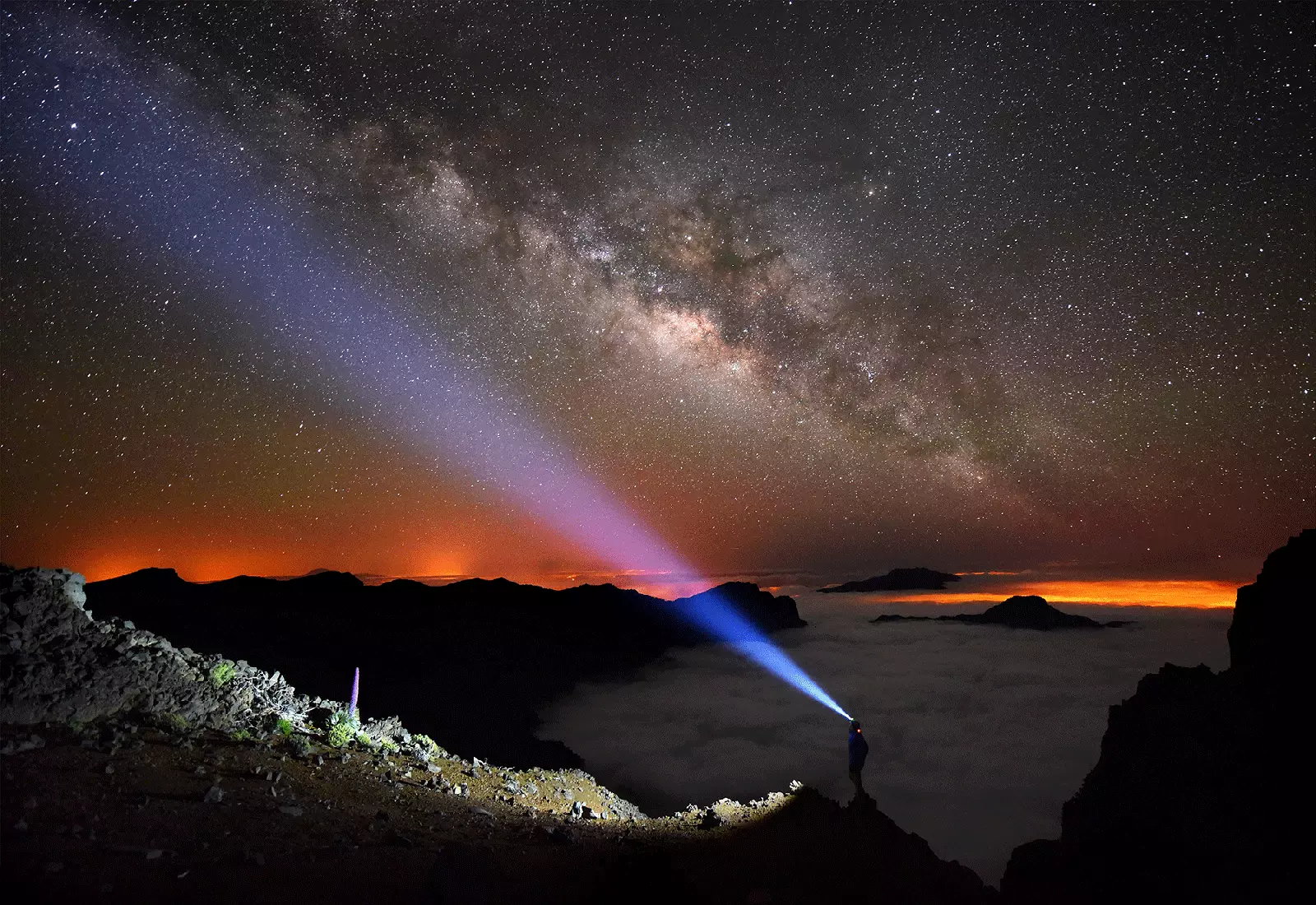 Paukščių takas iš La Caldera de Taburiente