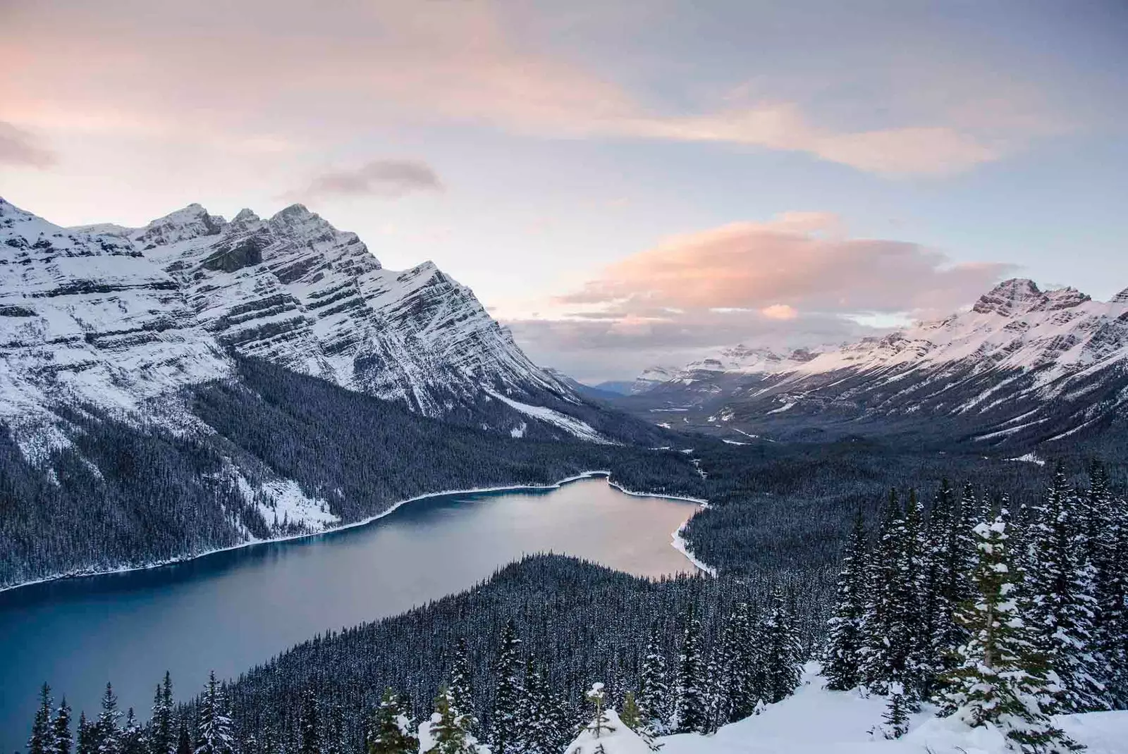 Gelo perpétuo em Banff Park