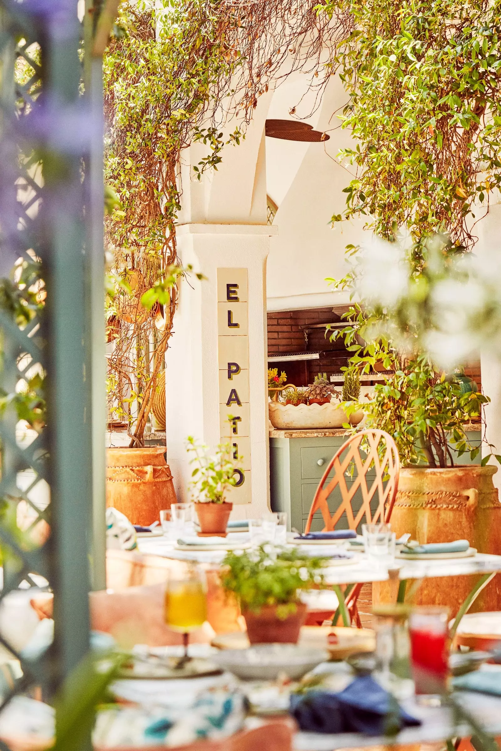 The Courtyard at the Marbella Club.