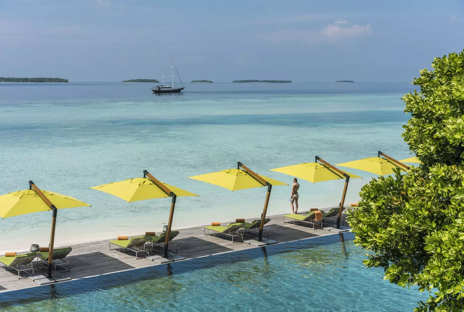 Une très belle piscine.