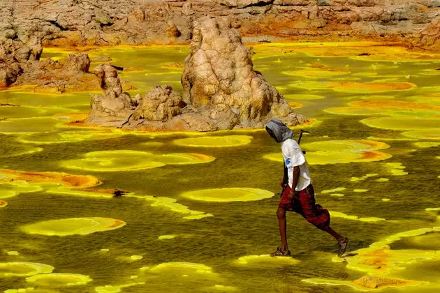 Danakil-ørkenen er det varmeste sted på jorden, der er beboet