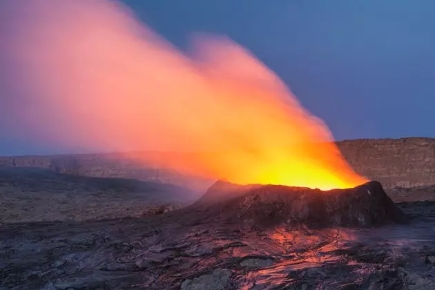 Erta Ale akiwa na hasira kali