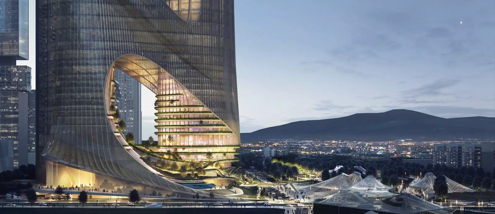 La ville verticale de Zaha Hadid