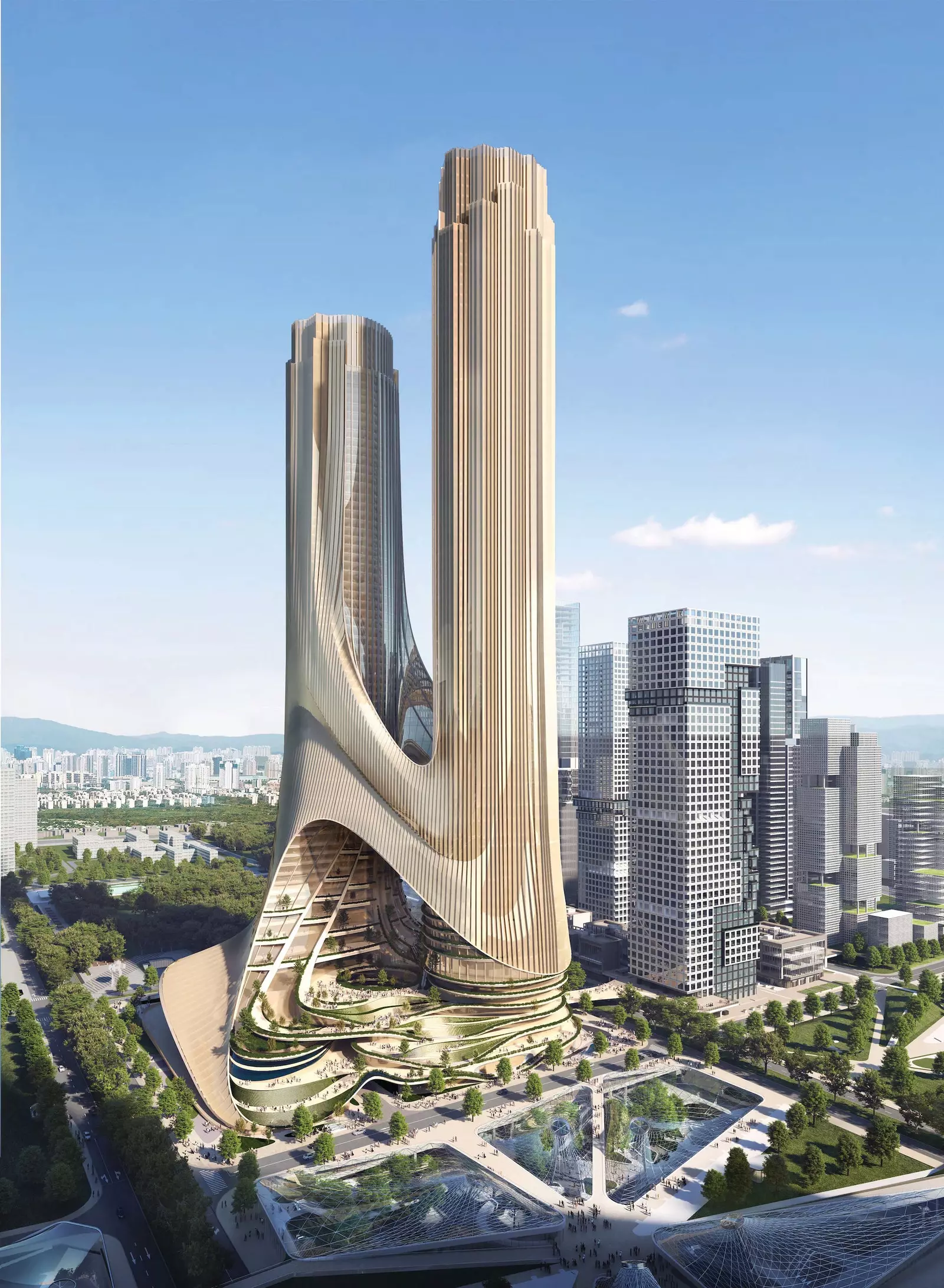 Një rrokaqiell i egër si qyteti vertikal i Zaha Hadid