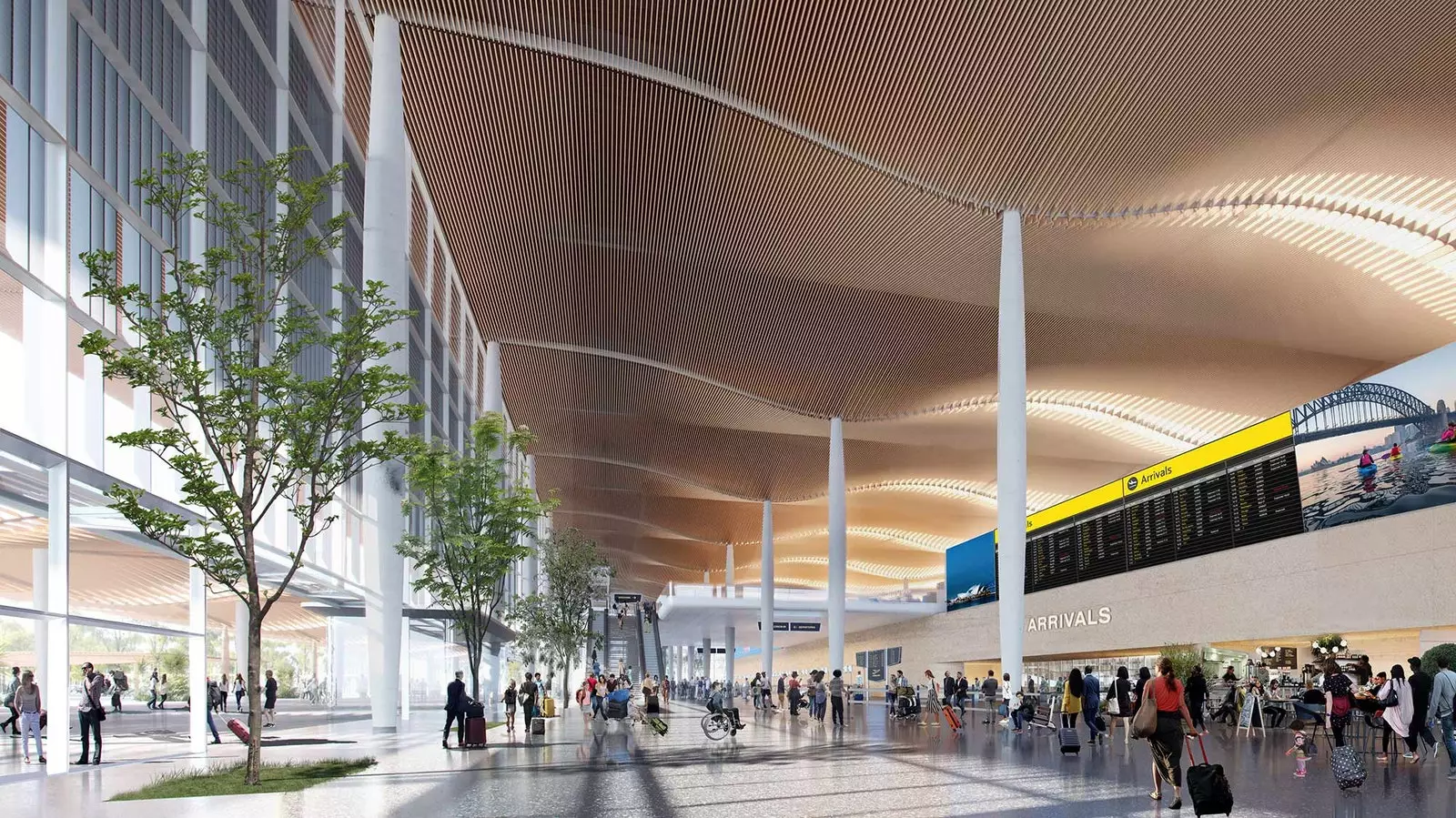 Het ontwerp van de luchthaven past in de omgeving