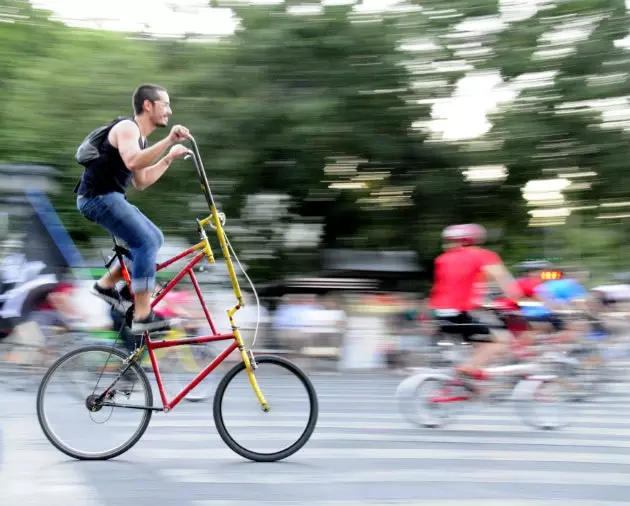 Mit dem Fahrrad in Madrid