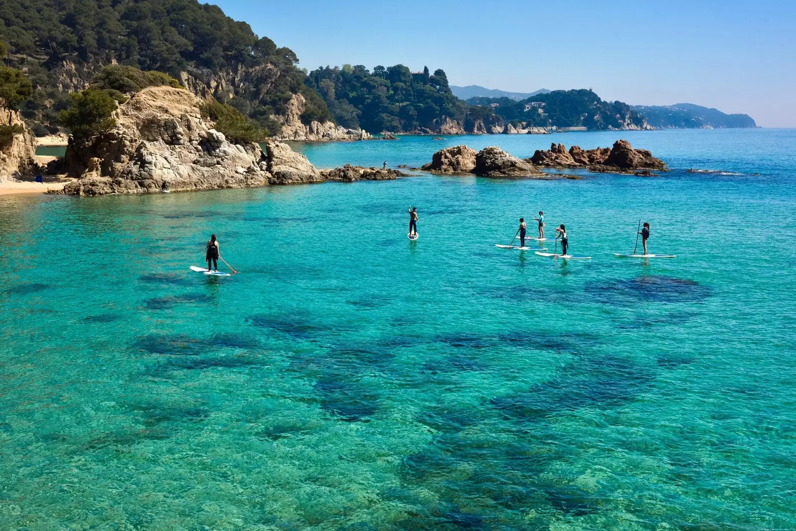 El mar que banya Blanes.