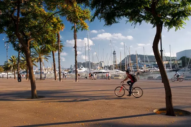 Na bicykli cez Barcelonu