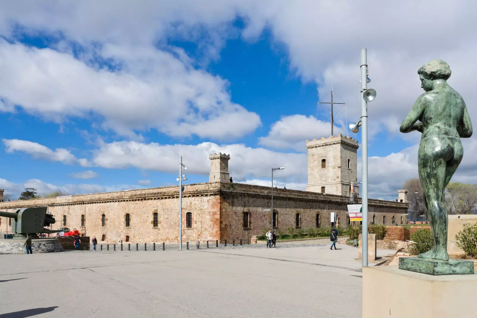 Montjuic slott.