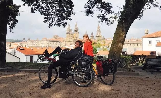 サンティアゴの自転車