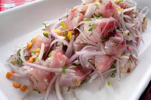 Ceviche no La Picanteria