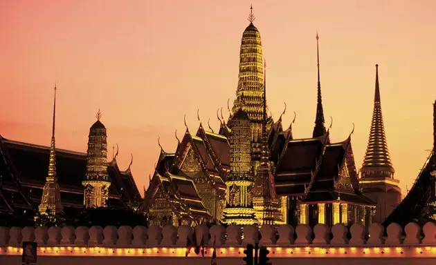 Buildings of the Royal Palace complex in Bangkok