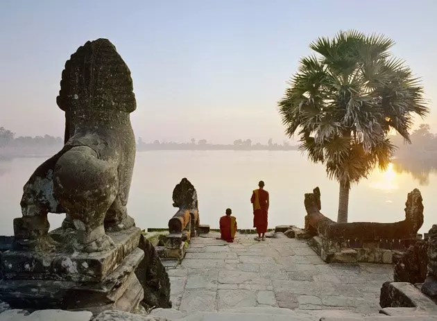 Cambodia with children