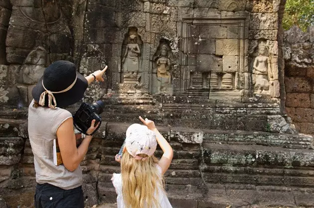 Angkorin temppelit saavat lasten mielikuvituksen lentämään