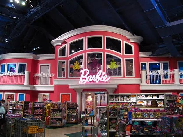 Barbie's mansion in Times Square