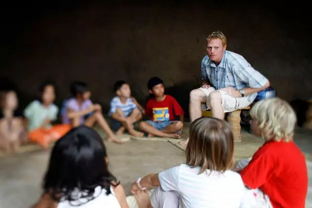 Une classe à l'école verte