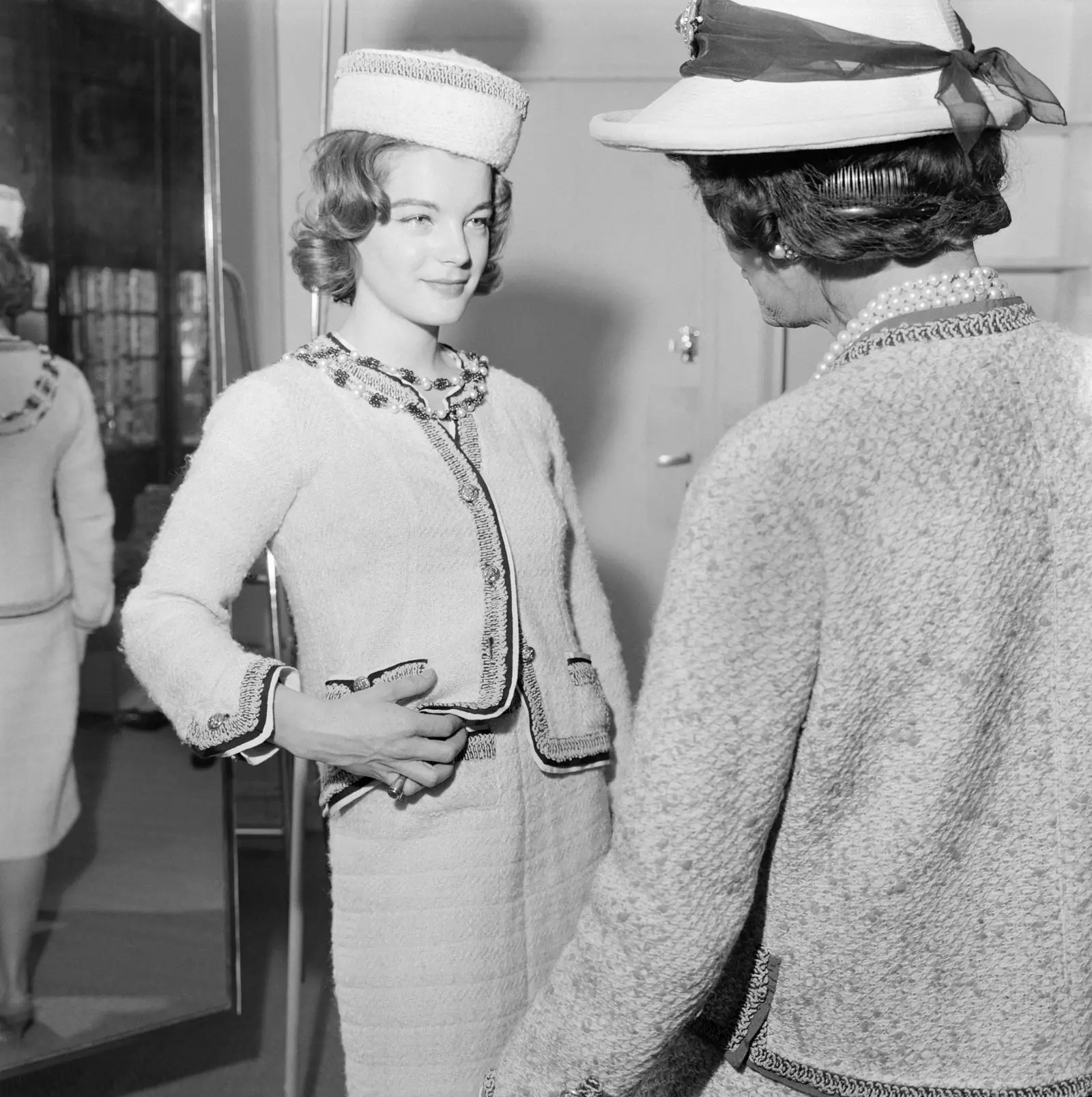 Romy Schneider u Gabrielle Chanel 1961.